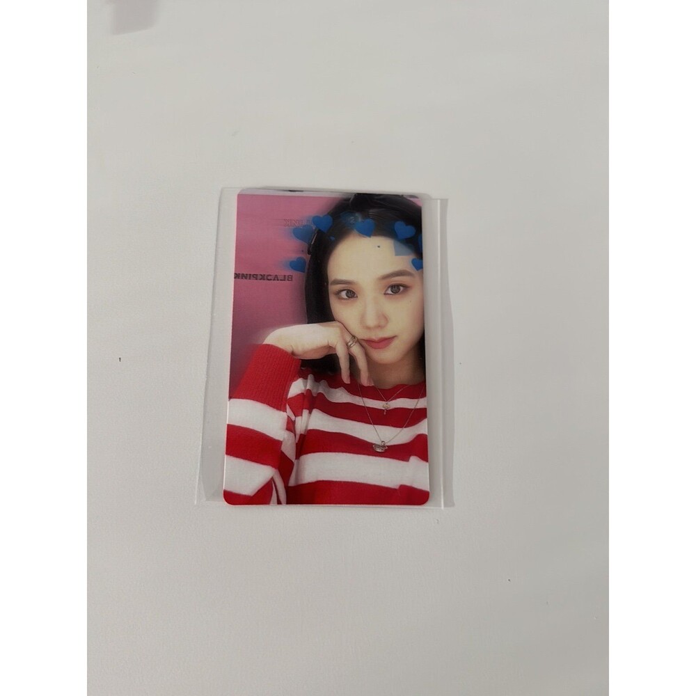 Blackpink Jisoo Japan WVS membership photocard